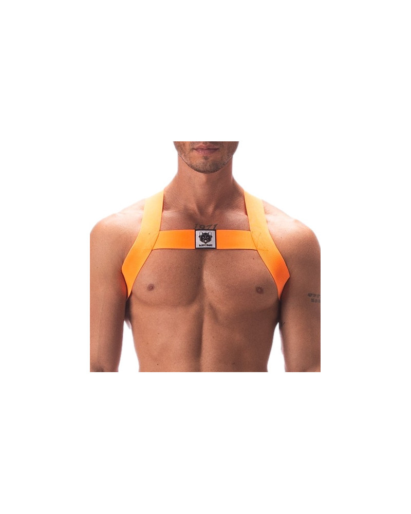 Harnais élastique Leonsh Orange Neon  Couleur principale:Orange