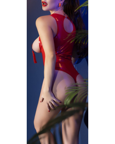 Body Alondia Rouge  Couleur principale:Rouge