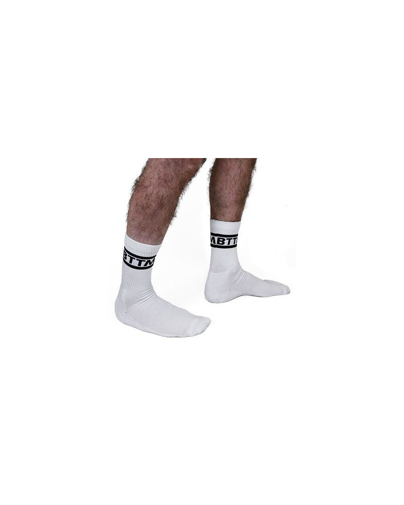 Chaussettes blanches BTTM x2 Paires  Couleur principale:Blanc
