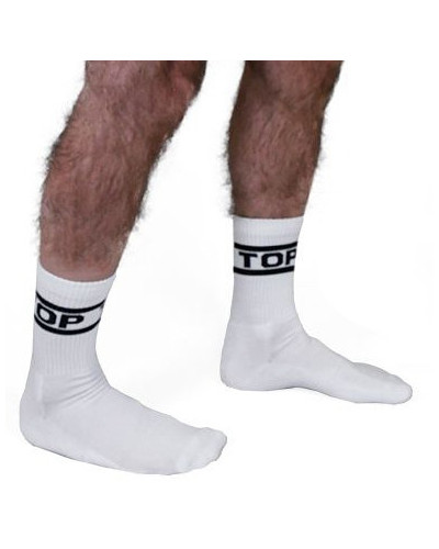 Chaussettes blanches TOP x2 Paires  Couleur principale:Blanc