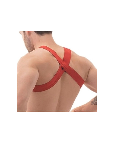 Harnais élastique Matt Pop Rouge  Couleur principale:Rouge