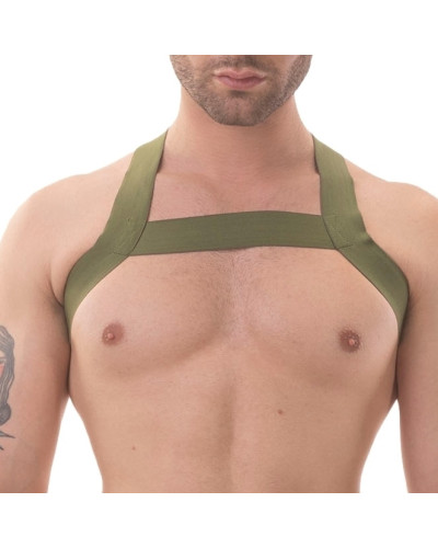 Harnais élastique Matt Pop Kaki  Couleur principale:Kaki