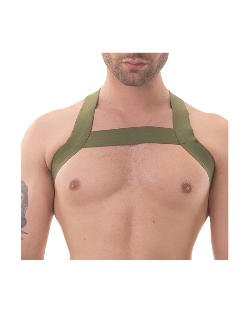 Harnais élastique Matt Pop Kaki  Couleur principale:Kaki