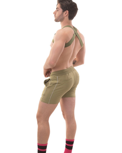 Harnais élastique Matt Pop Kaki  Couleur principale:Kaki