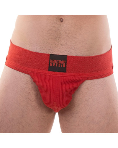 Jockstrap Sergey Pop Rouge  Couleur principale:Rouge Composition:coton (95%) - élasthanne (5%)