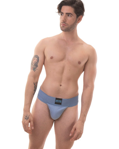Jockstrap Sergey Pop Bleu  Couleur principale:Bleu Composition:coton (95%) - élasthanne (5%)
