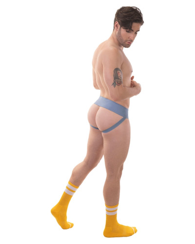 Jockstrap Sergey Pop Bleu  Couleur principale:Bleu Composition:coton (95%) - élasthanne (5%)