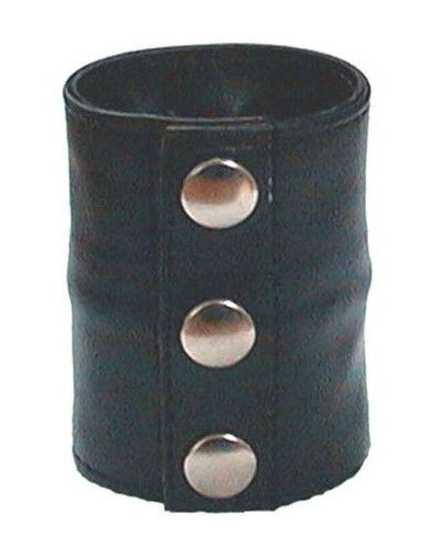 Bracelet de force en cuir Mister B Noir  Couleur principale:Noir