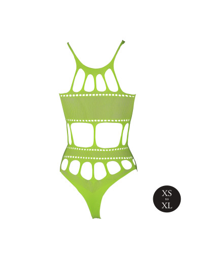 Body à encolure grecque Vert Fluo  Couleur principale:Vert