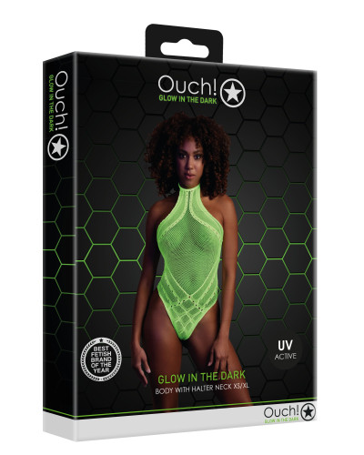 Body Filet Dos nu Vert Fluo  Couleur principale:Vert