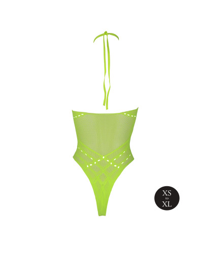 Body Filet Dos nu Vert Fluo  Couleur principale:Vert