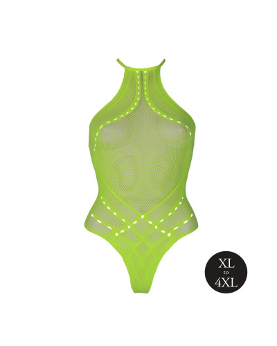 Body Filet Dos nu Vert Fluo  Couleur principale:Vert