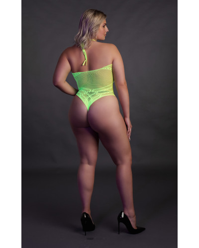 Body Filet Dos nu Vert Fluo  Couleur principale:Vert
