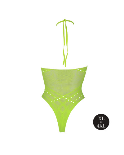 Body Filet Dos nu Vert Fluo  Couleur principale:Vert