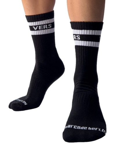 Chaussettes Fetish Vers Noires  Couleur principale:Noir