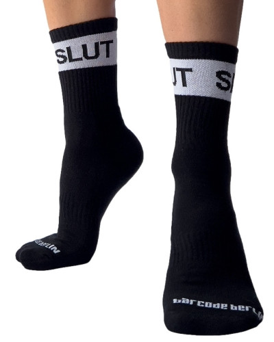 Chaussettes Fetish Slut Noires  Couleur principale:Noir