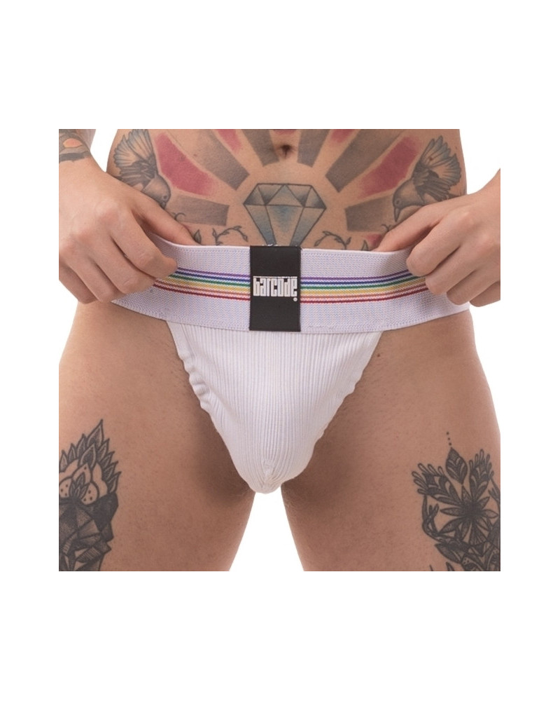 Jockstrap Proud Boy Blanc  Couleur principale:Blanc