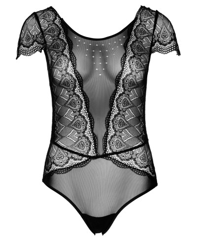 Body Heart Lace Noir  Couleur principale:Noir