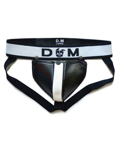 Jockstrap Neo Dungeon Noir-Blanc  Couleur principale:Noir Couleur secondaire:Blanc