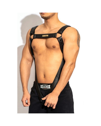Harnais Sexy Harness Simili Noir Taille:TU Taille Unique Couleur principale:Noir