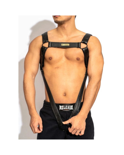 Harnais Sexy Harness Simili Noir Taille:TU Taille Unique Couleur principale:Noir