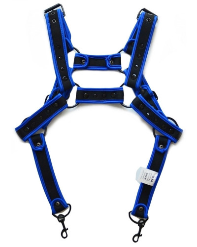 Harnais en néoprène Neo Chest Noir-Bleu Taille:TU Taille Unique Couleur principale:Noir Couleur secondaire:Bleu