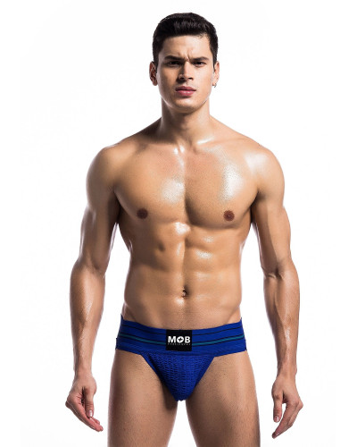 Jockstrap Ceinture large Wide Bleu  Couleur principale:Bleu