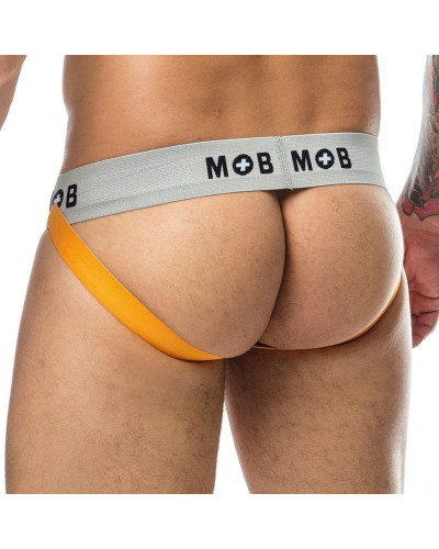 Jockstrap Mob Classic Noir-Orange  Couleur principale:Noir Couleur secondaire:Orange