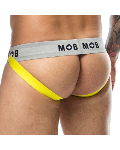 Jockstrap Mob Classic Noir-Jaune  Couleur principale:Noir Couleur secondaire:Jaune