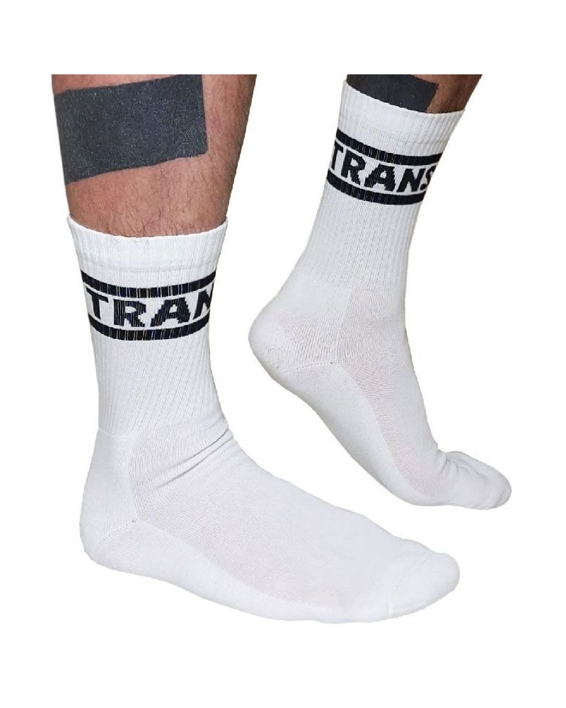 Chaussettes blanches Trans Crew Socks  Couleur principale:Blanc