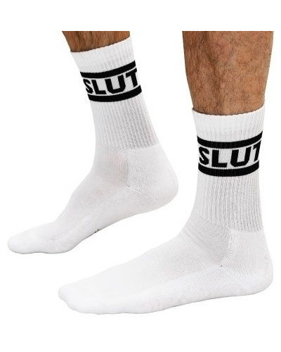 Chaussettes blanches Slut Crew Socks  Couleur principale:Blanc