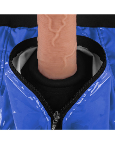 Boxer Chic Strap-On Bleu  Couleur principale:Bleu