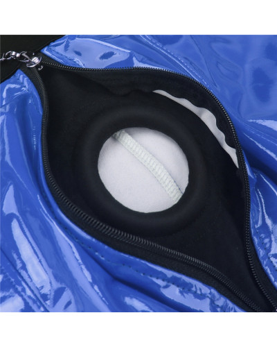 Boxer Chic Strap-On Bleu  Couleur principale:Bleu