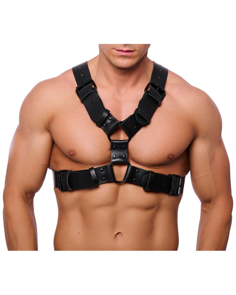 Harnais en cuir Right Noir  Couleur principale:Noir