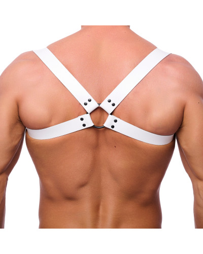 Harnais en cuir Shoulder Blanc  Couleur principale:Blanc