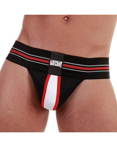 Jockstrap Denis Noir-Blanc  Couleur principale:Noir Couleur secondaire:Blanc