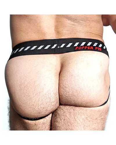 Jockstrap Oxjok Popperjock Noir  Couleur principale:Noir