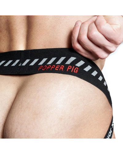Jockstrap Oxjok Popperjock Noir  Couleur principale:Noir