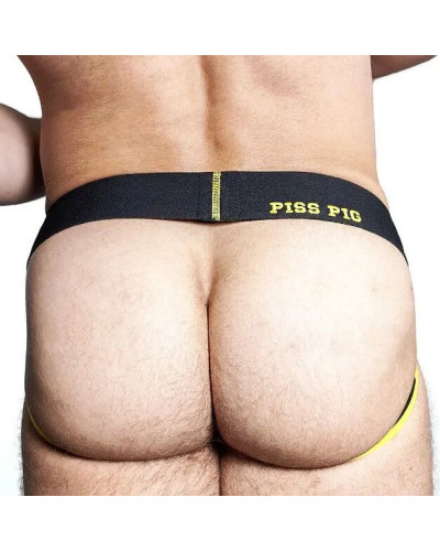 Jockstrap Oxjok Pisspig Noir  Couleur principale:Noir