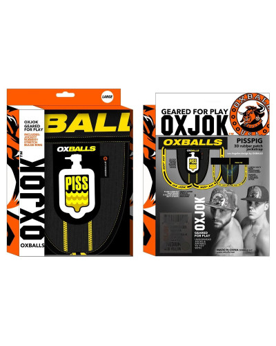 Jockstrap Oxjok Pisspig Noir  Couleur principale:Noir