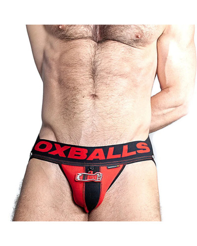 Jockstrap Oxjok Fisterjock Rouge  Couleur principale:Rouge