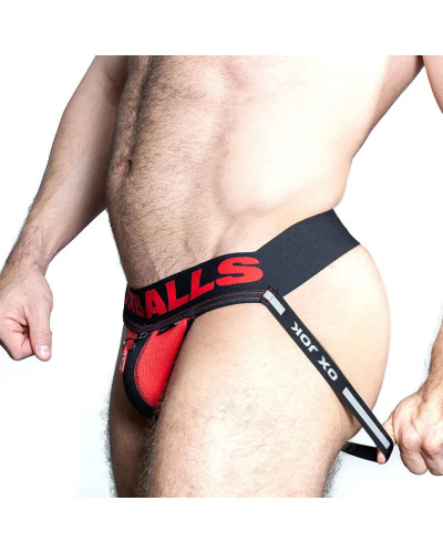 Jockstrap Oxjok Fisterjock Rouge  Couleur principale:Rouge
