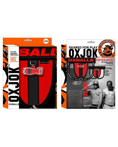 Jockstrap Oxjok Fisterjock Rouge  Couleur principale:Rouge