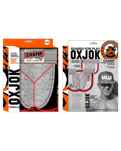 Jockstrap Oxjok Champ Gris  Couleur principale:Gris