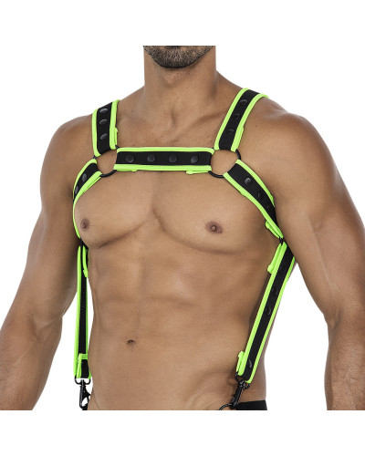 Harnais Neo Noir-Vert Taille:TU Taille Unique Couleur principale:Noir Couleur secondaire:Vert
