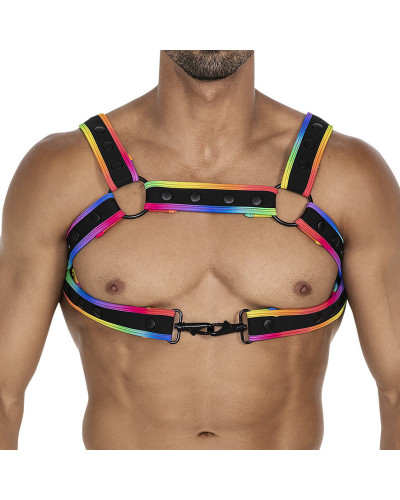 Harnais Neo Noir-Rainbow Taille:TU Taille Unique Couleur principale:Noir