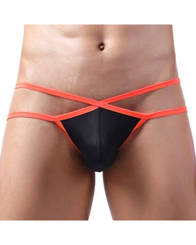 Jockstrap Bellicross Noir-Orange  Couleur principale:Noir Couleur secondaire:Orange