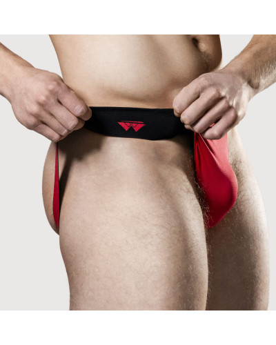 Jockstrap Rev2 Noir Rouge  Couleur principale:Noir Couleur secondaire:Rouge