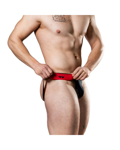 Jockstrap Rev2 Noir Rouge  Couleur principale:Noir Couleur secondaire:Rouge