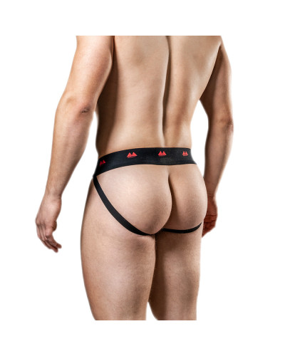 Jockstrap Rev2 Noir Rouge  Couleur principale:Noir Couleur secondaire:Rouge